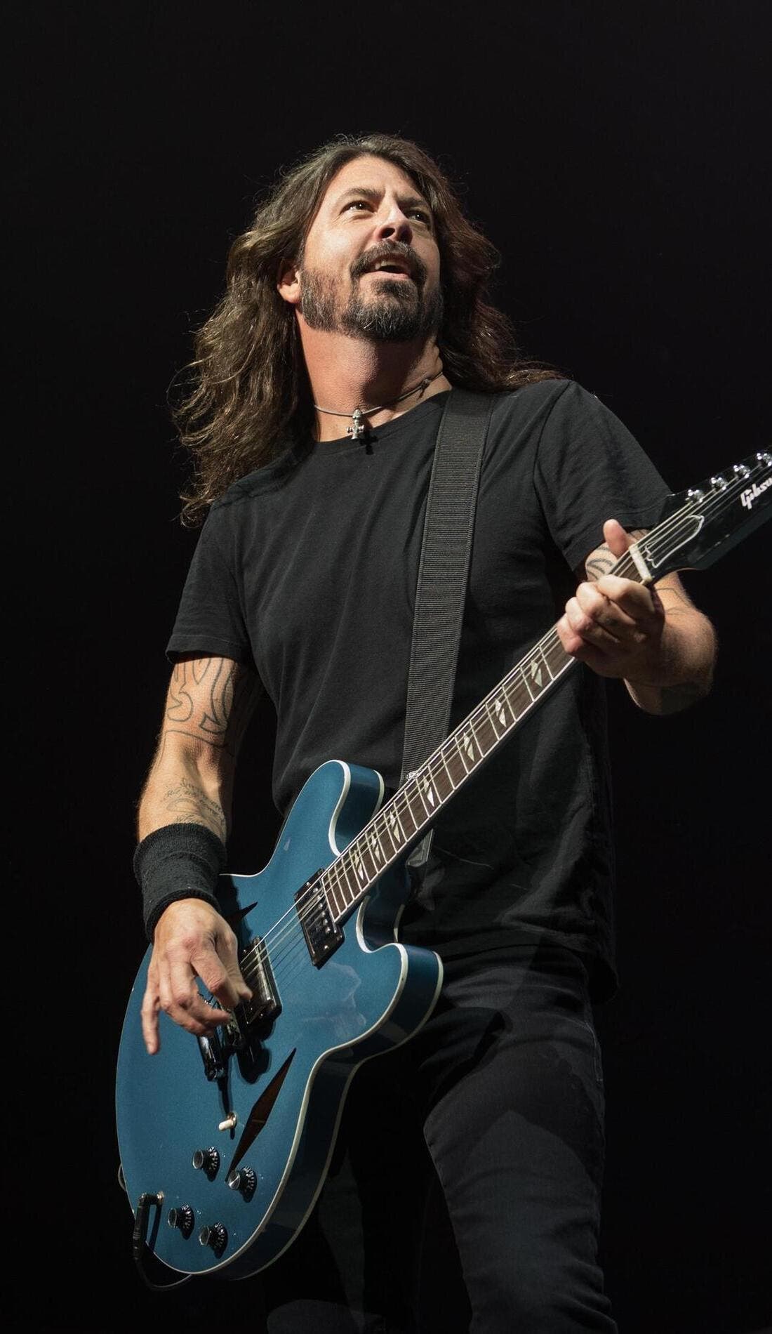 Dave Grohl promotional image for upcoming events and ticket sales