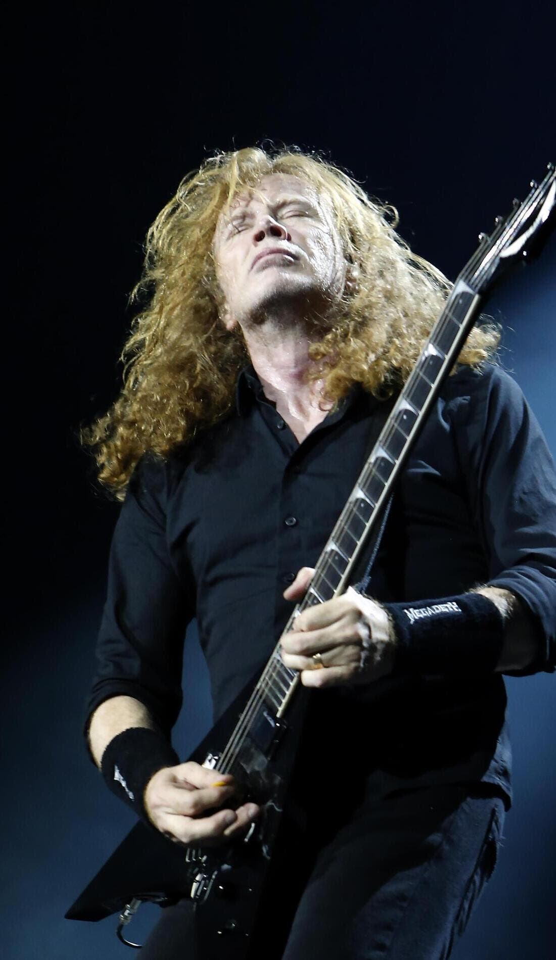 Dave Mustaine promotional image for upcoming events and ticket sales