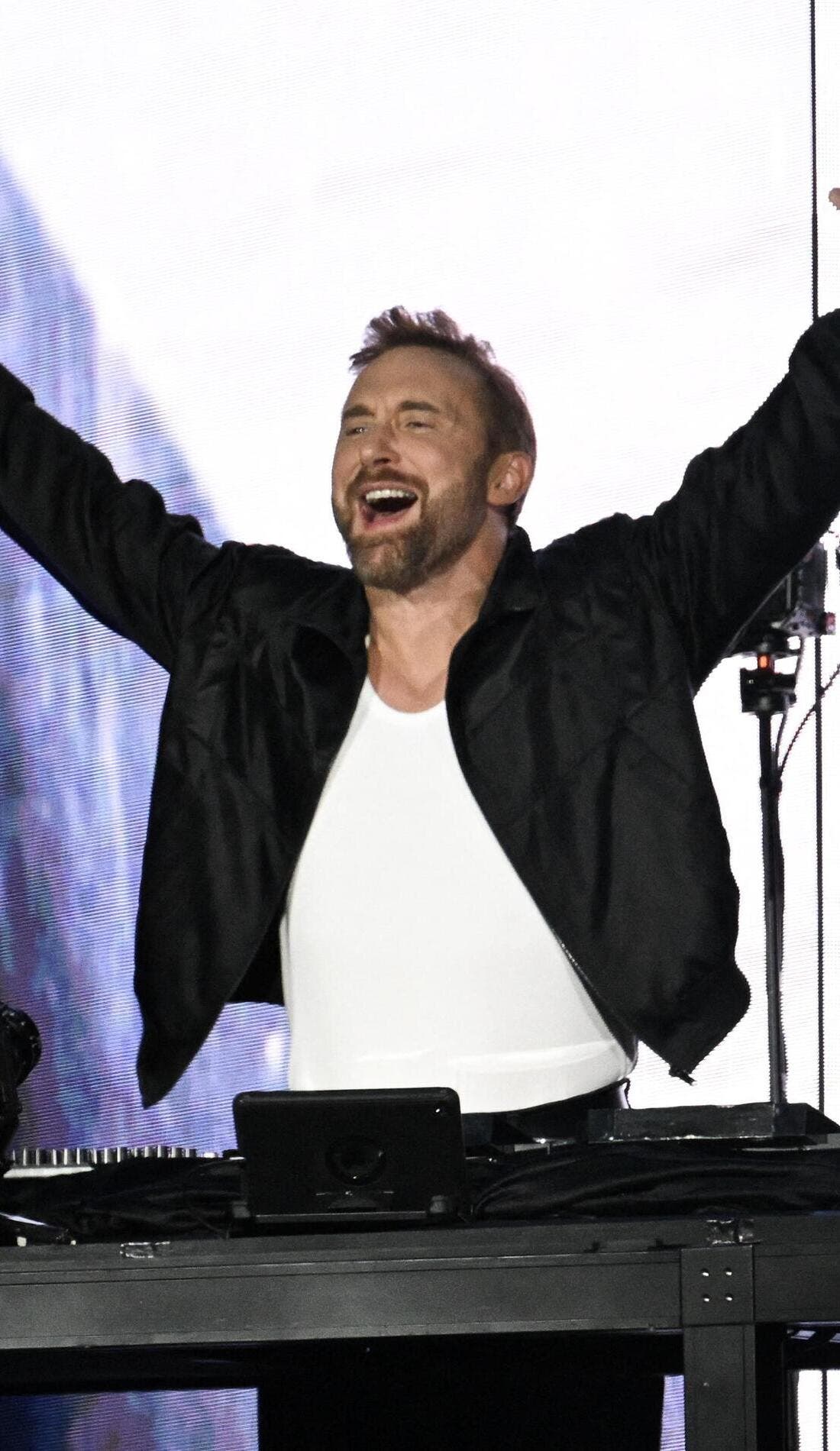 David Guetta promotional image for upcoming events and ticket sales