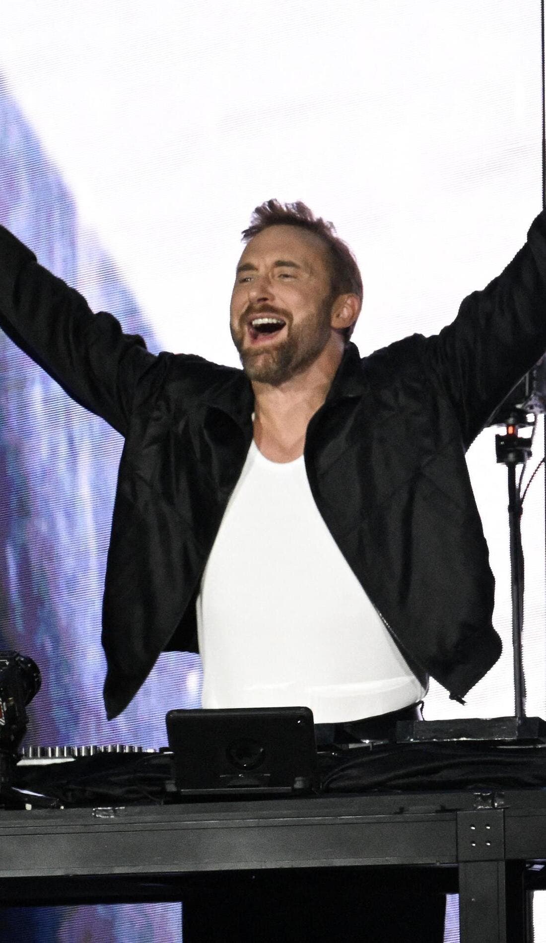 David Guetta promotional image for upcoming events and ticket sales