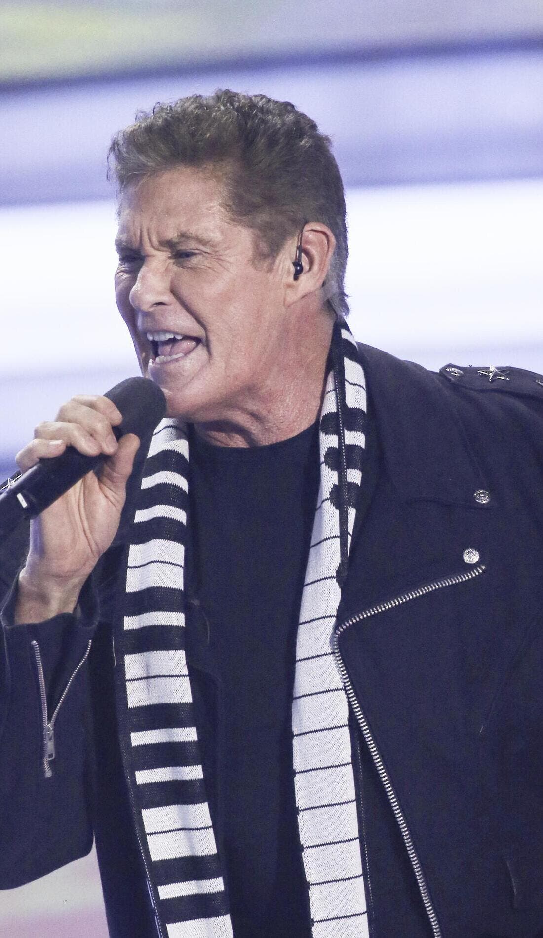 David Hasselhoff promotional image for upcoming events and ticket sales