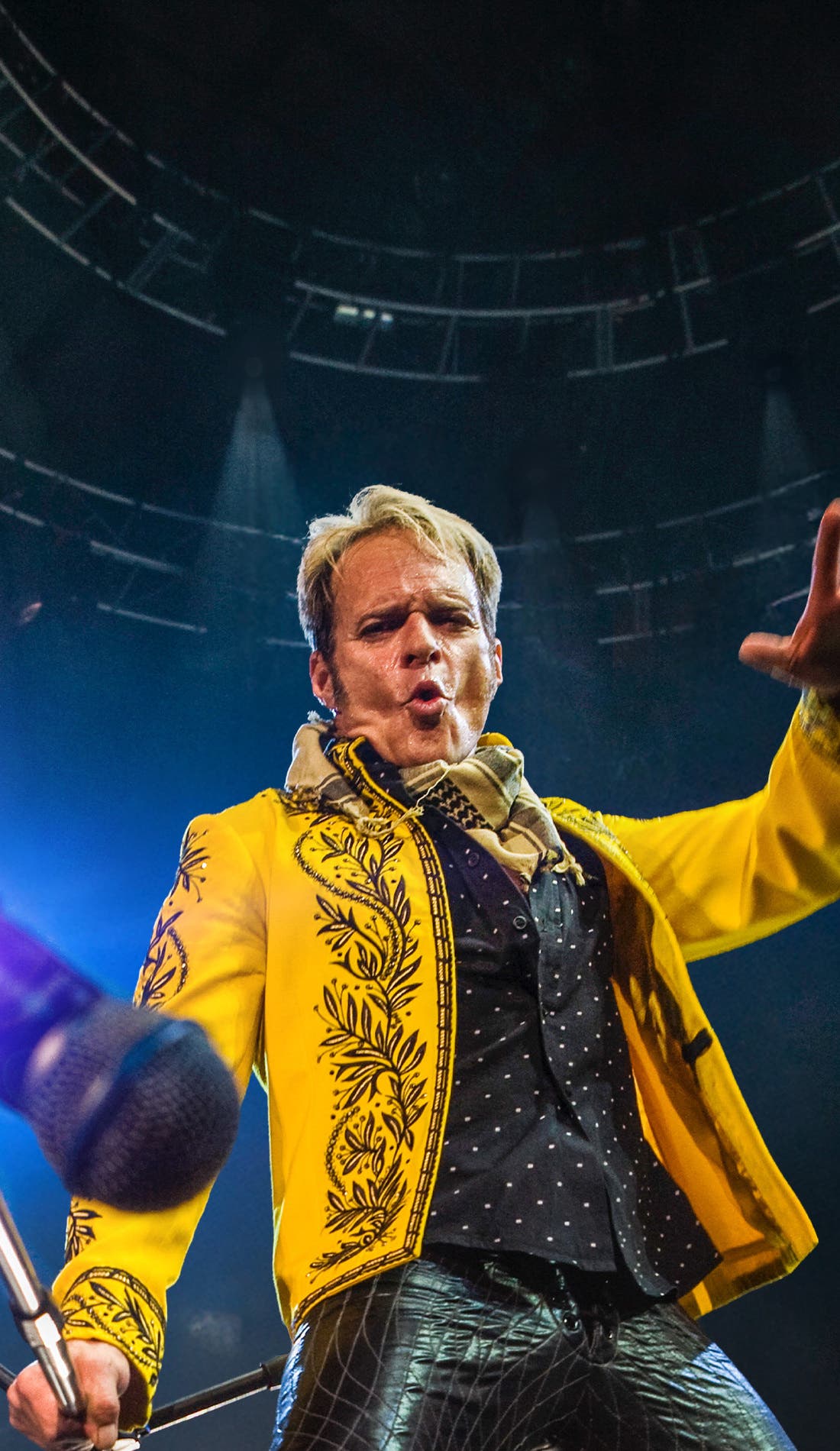 David Lee Roth promotional image for upcoming events and ticket sales