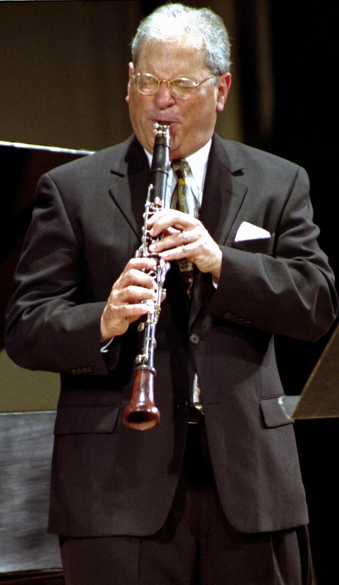 David Shifrin promotional image for upcoming events and ticket sales