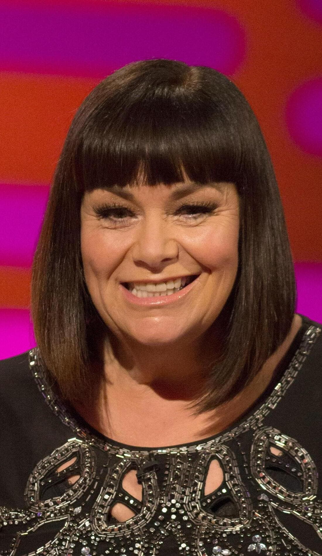 Dawn French promotional image for upcoming events and ticket sales