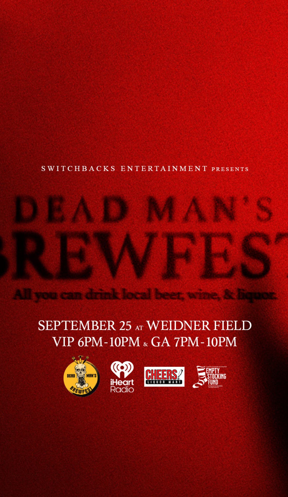 Dead Man's Brewfest promotional image for upcoming events and ticket sales