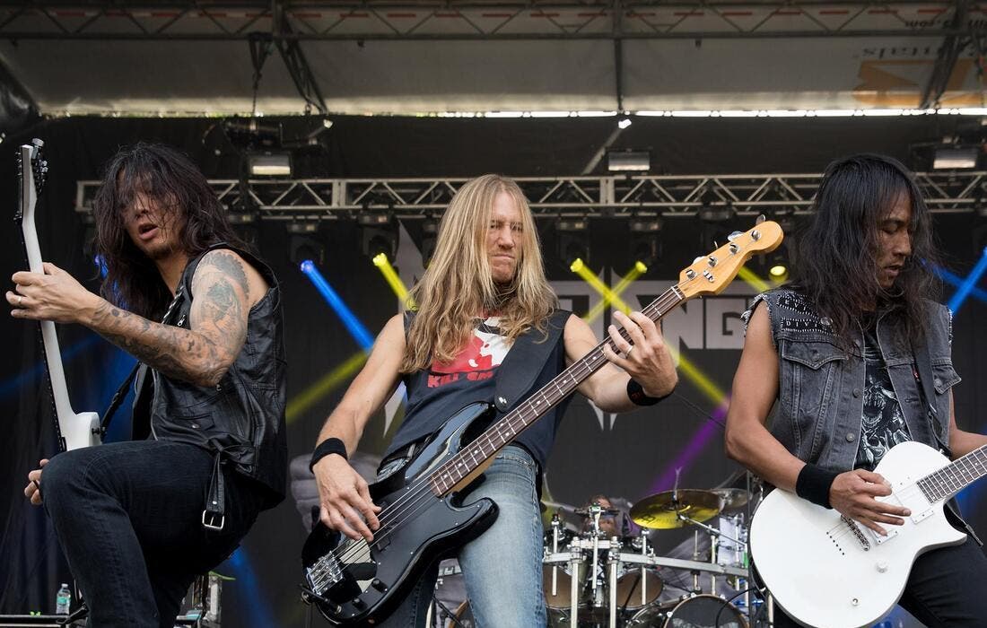 Promotional image for Death Angel with Toxic Holocaust, Lions at the Gate, and Misfire tickets at The Brooklyn Monarch on Dec 4, 2025