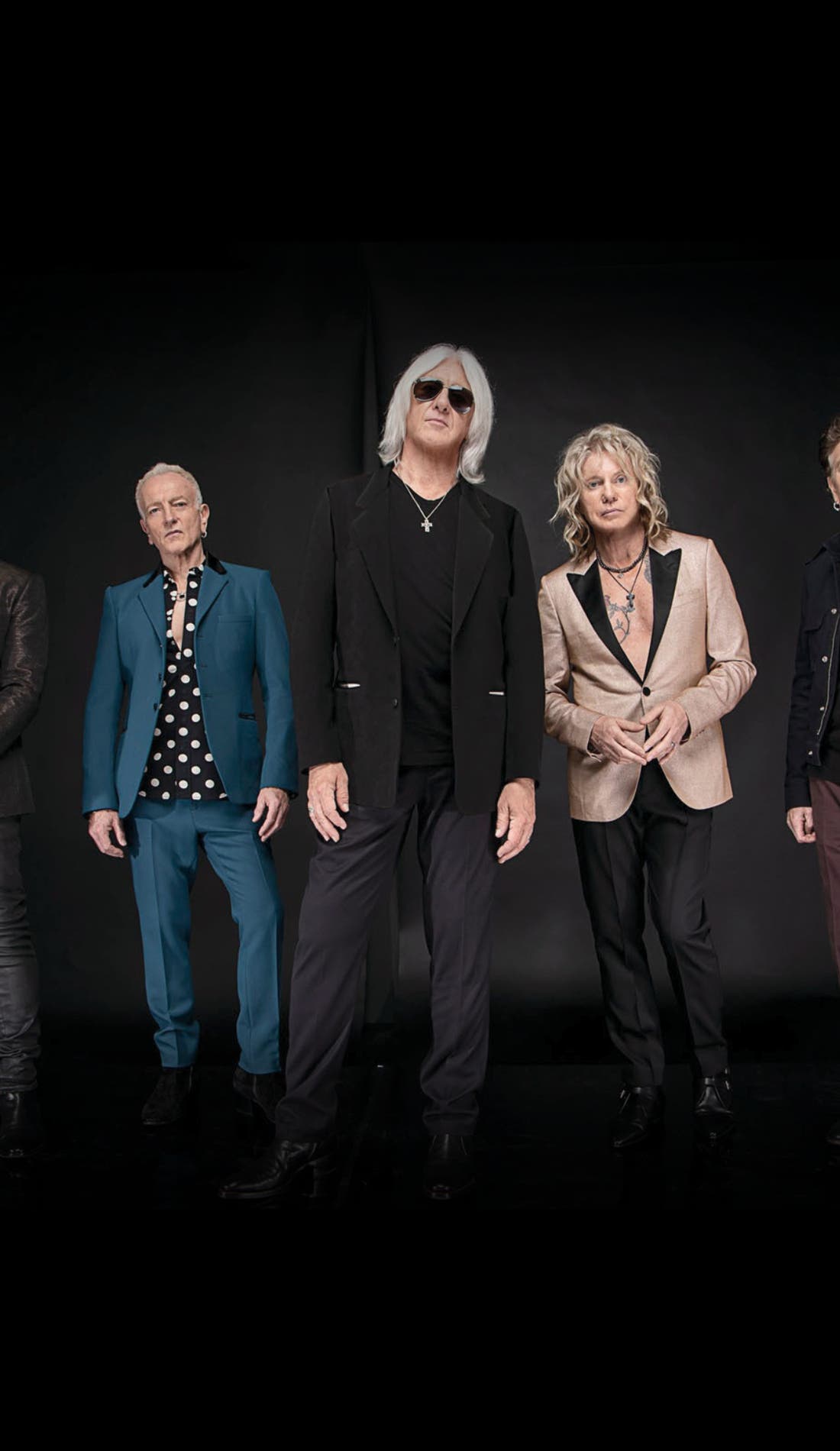 Def Leppard promotional image for upcoming events and ticket sales