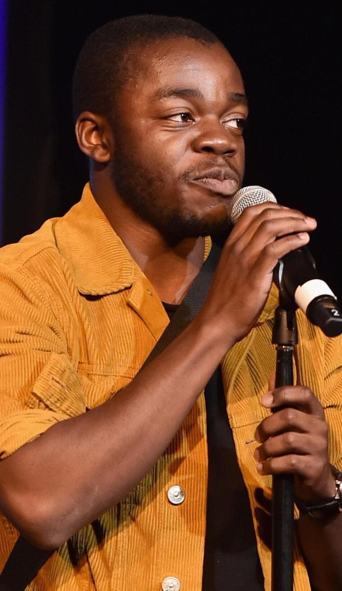 Demi Adejuyigbe promotional image for upcoming events and ticket sales