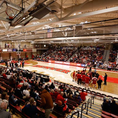Promotional image of Denver Pioneers Mens Basketball