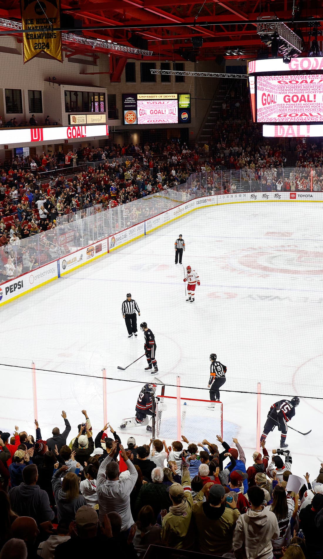 Denver Pioneers Mens Hockey promotional image for upcoming events and ticket sales