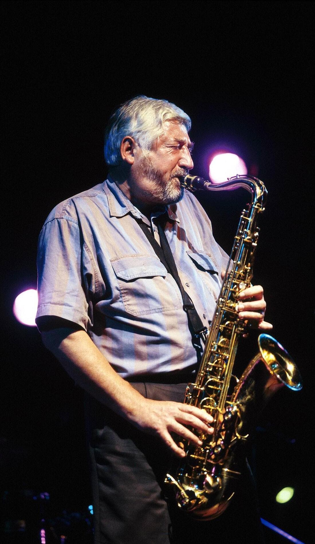 Dick Morrissey promotional image for upcoming events and ticket sales