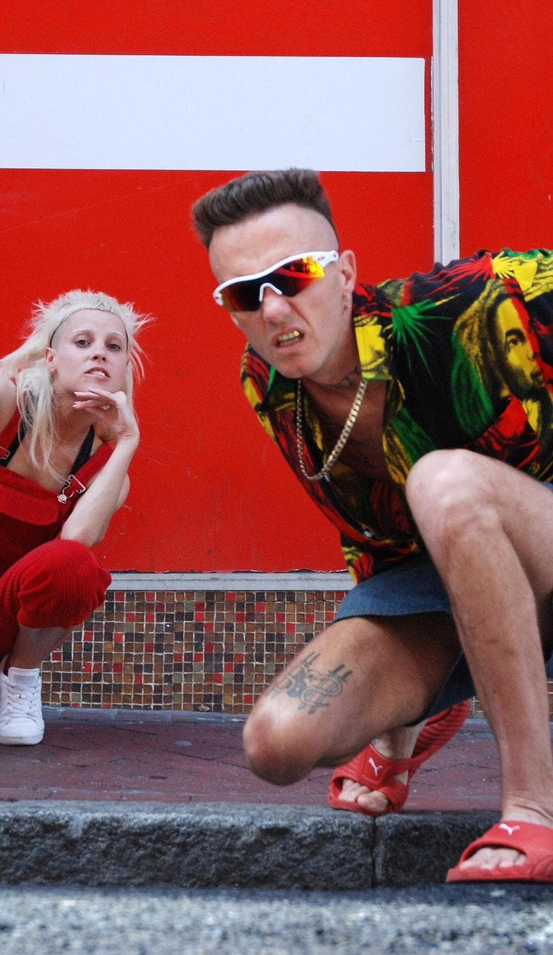Die Antwoord promotional image for upcoming events and ticket sales