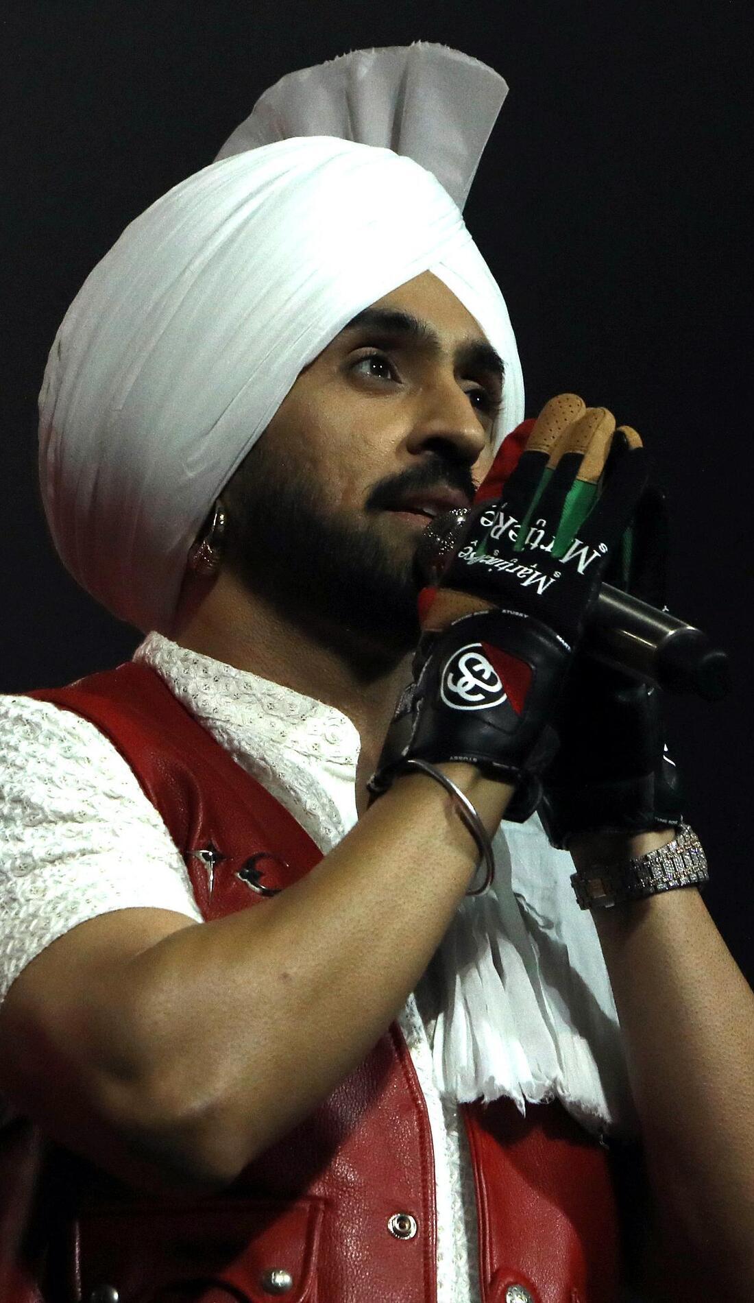 Diljit Dosanjh promotional image for upcoming events and ticket sales