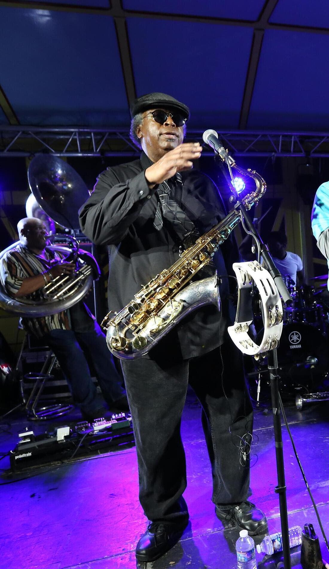 Dirty Dozen Brass Band promotional image for upcoming events and ticket sales