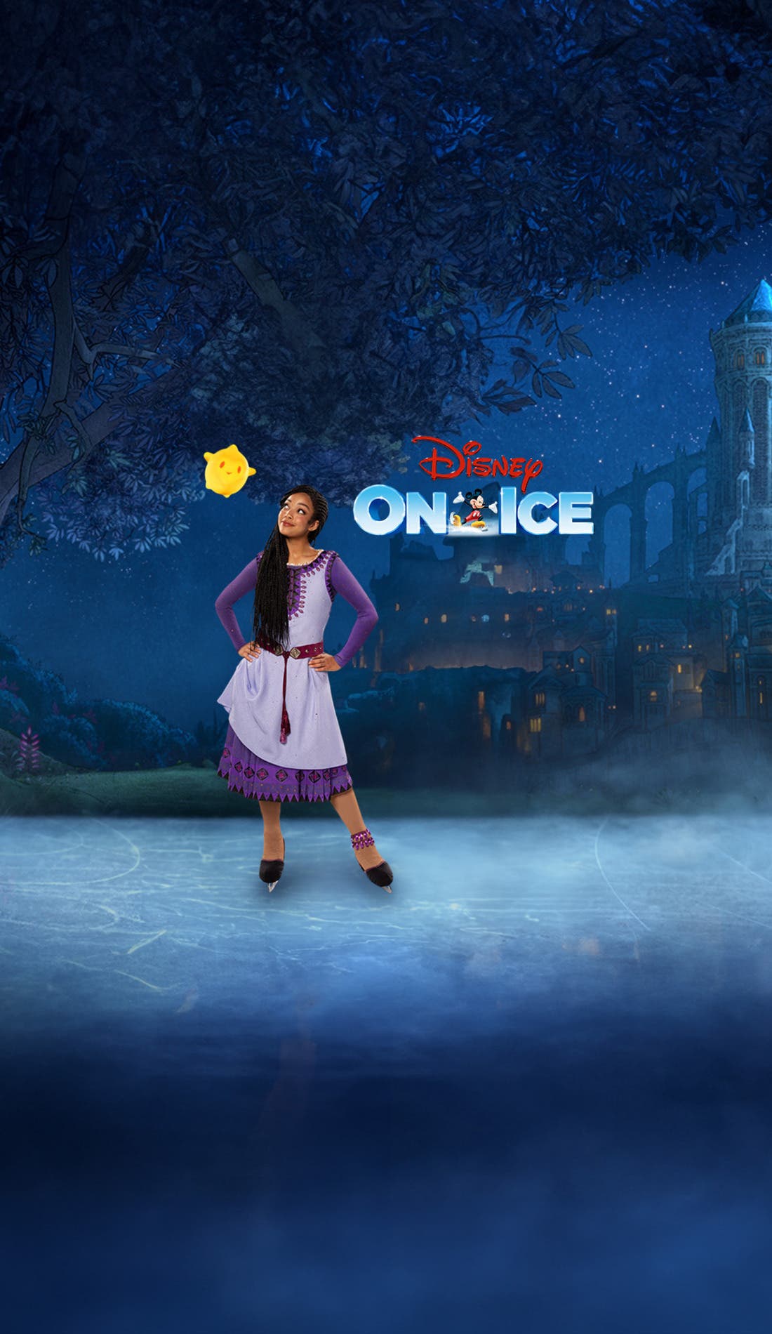 Disney On Ice promotional image for upcoming events and ticket sales in Anaheim