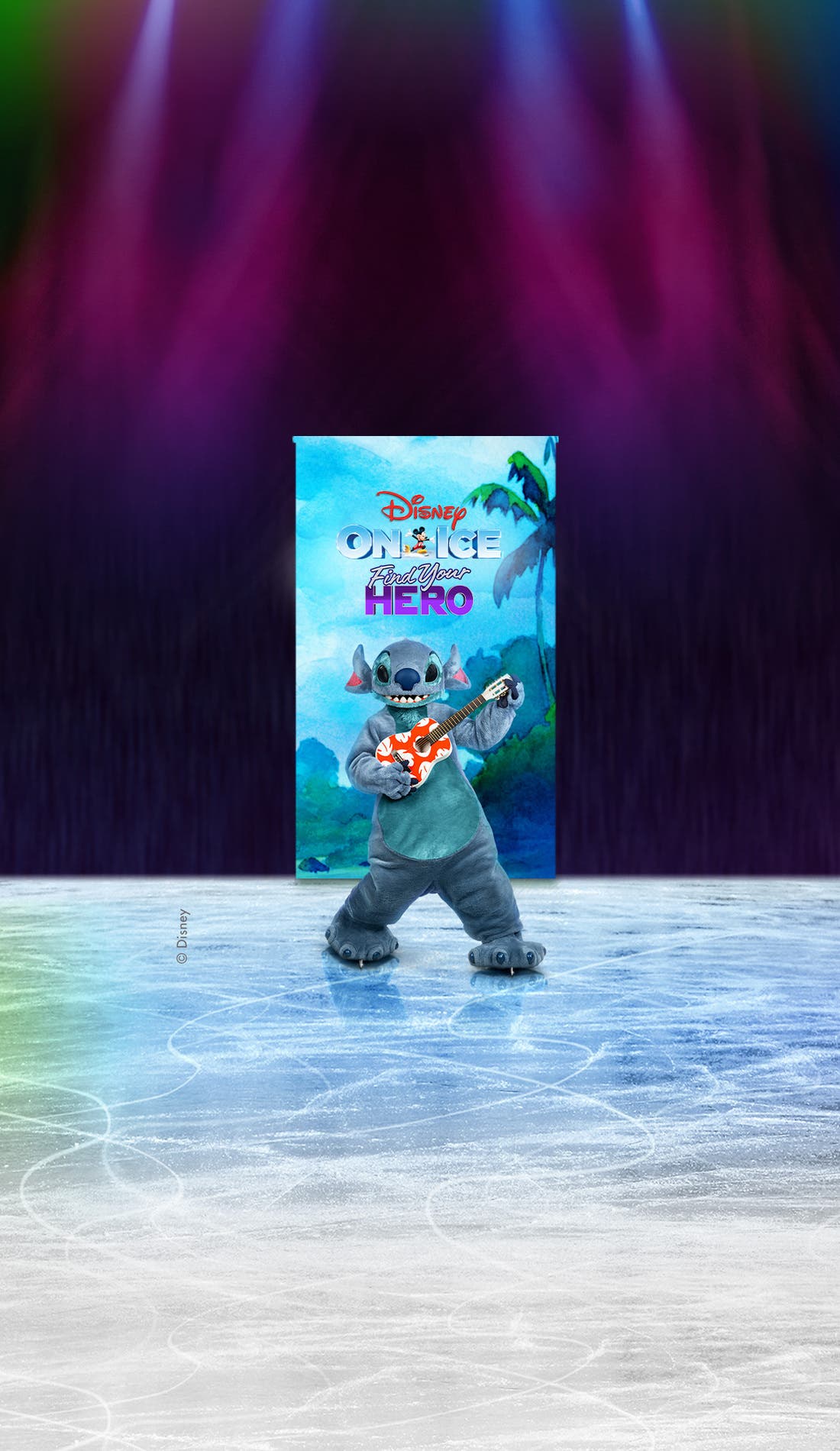 Disney On Ice presents Find Your Hero promotional image for upcoming events and ticket sales
