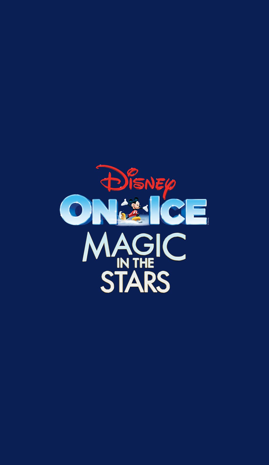 Disney On Ice presents Magic in the Stars promotional image for upcoming events and ticket sales