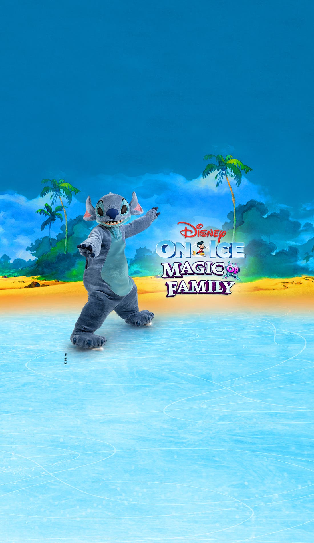 Disney on Ice presents Magic of Family promotional image for upcoming events and ticket sales