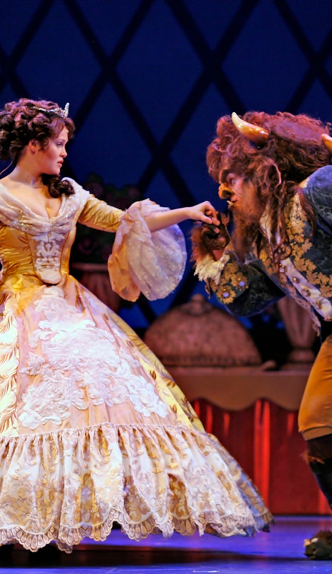 Disney's Beauty and the Beast promotional image for upcoming events and ticket sales
