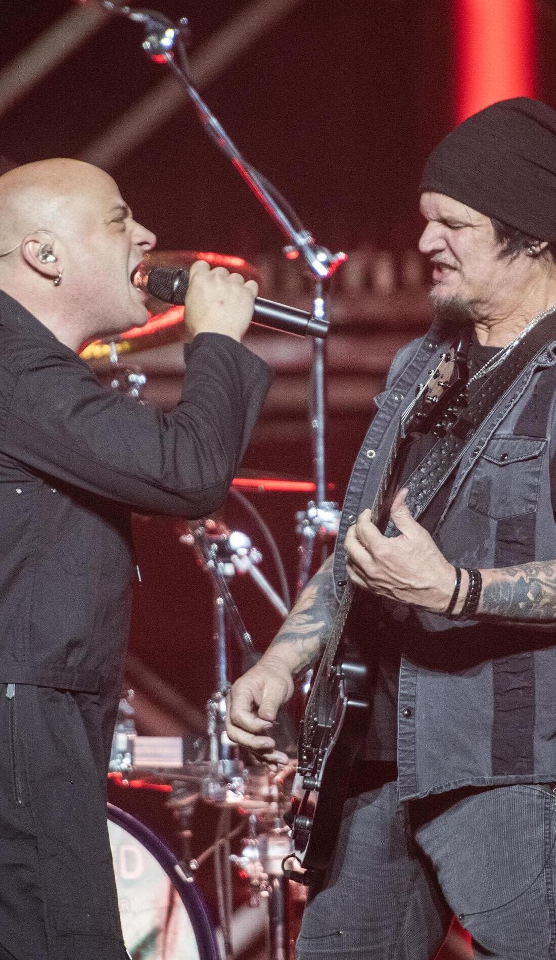 Disturbed promotional image for upcoming events and ticket sales