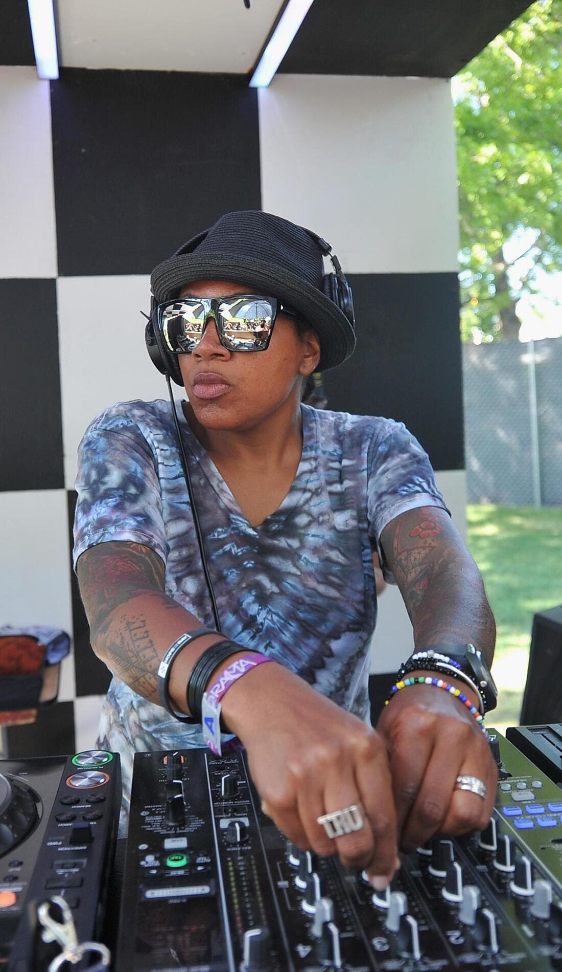 DJ Heather promotional image for upcoming events and ticket sales