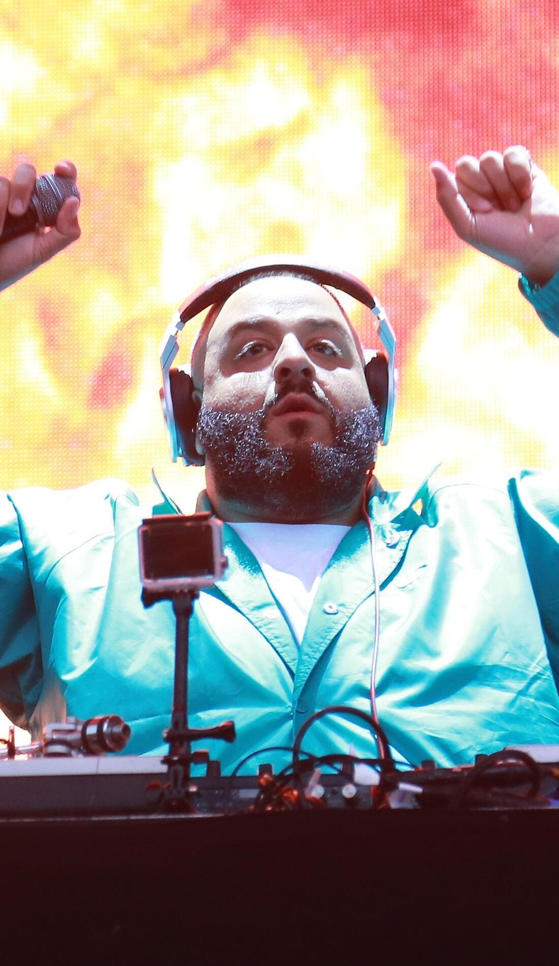 DJ Khaled promotional image for upcoming events and ticket sales