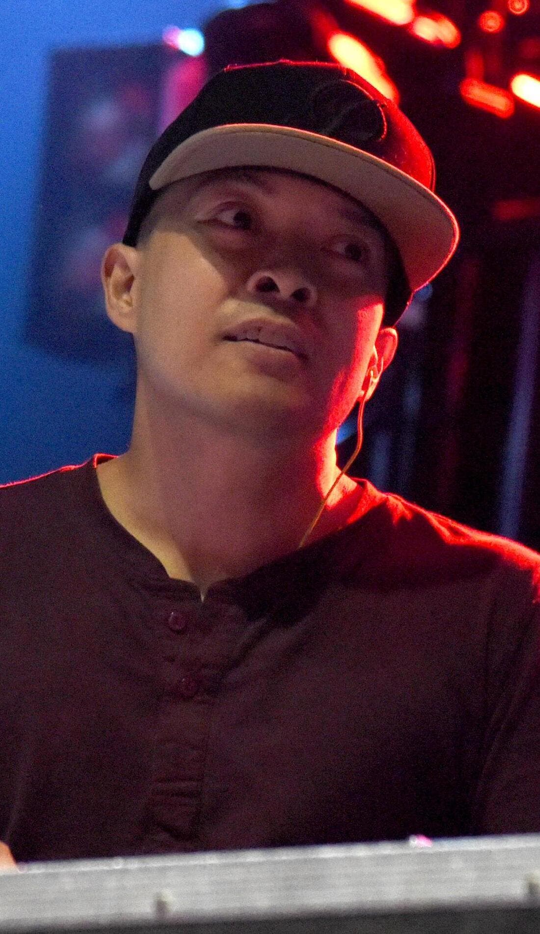 DJ Qbert promotional image for upcoming events and ticket sales