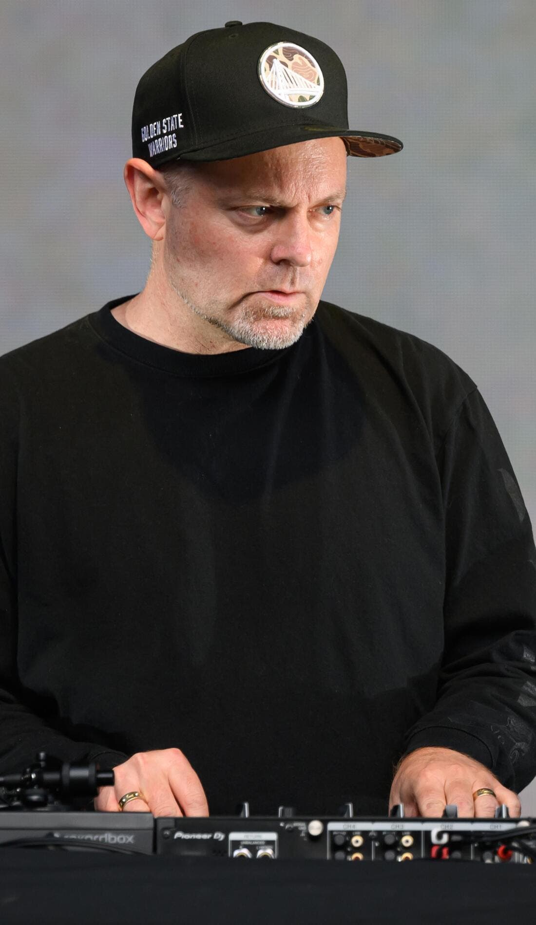 DJ Shadow promotional image for upcoming events and ticket sales