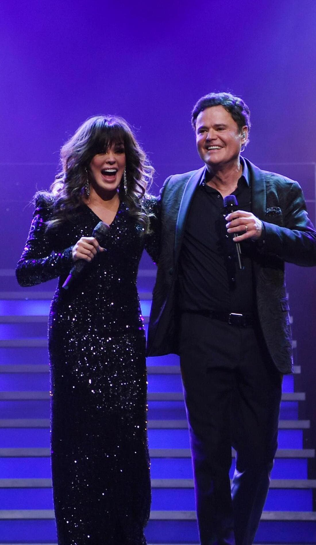 Donny & Marie promotional image for upcoming events and ticket sales