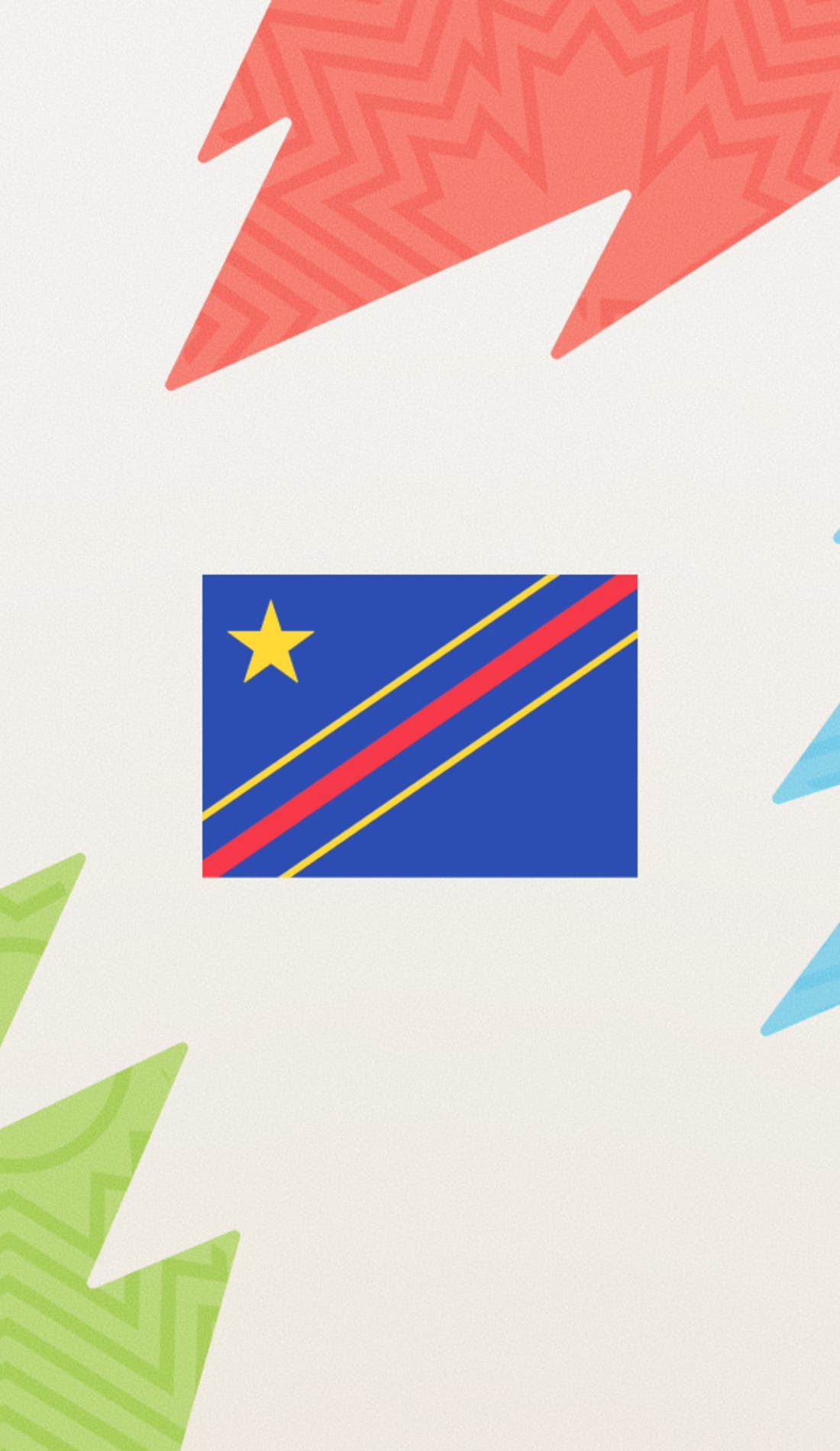 DR Congo National Football Team promotional image for upcoming events and ticket sales