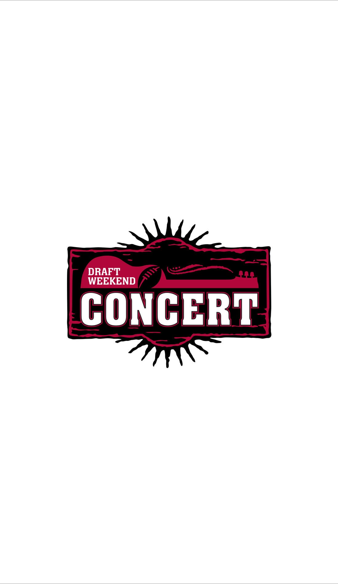 Draft Weekend Concert promotional image for upcoming events and ticket sales