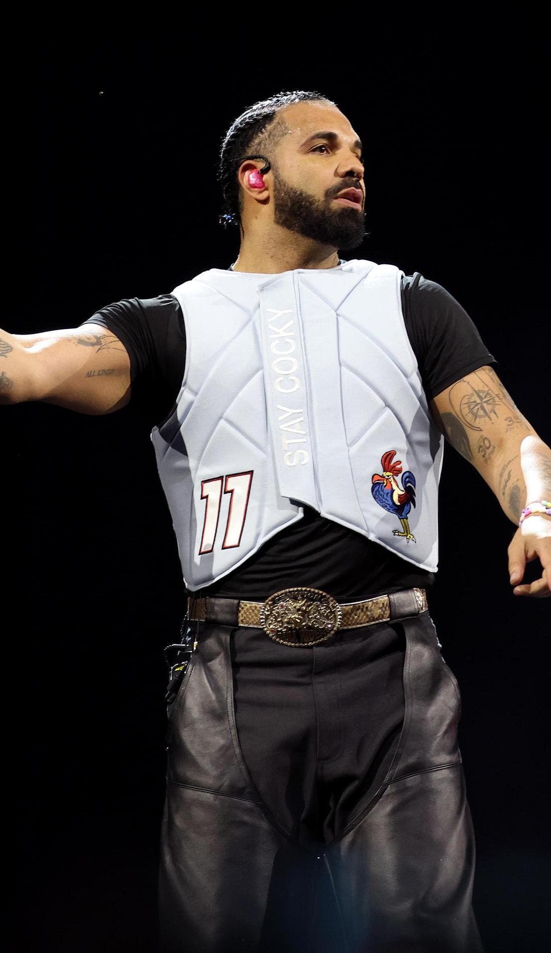 Drake promotional image for upcoming events and ticket sales in Buffalo