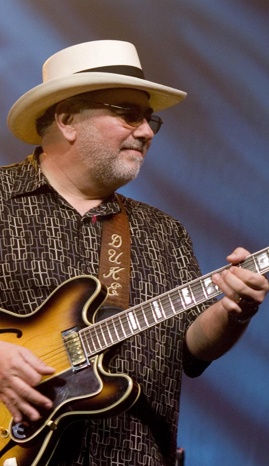 Duke Robillard promotional image for upcoming events and ticket sales