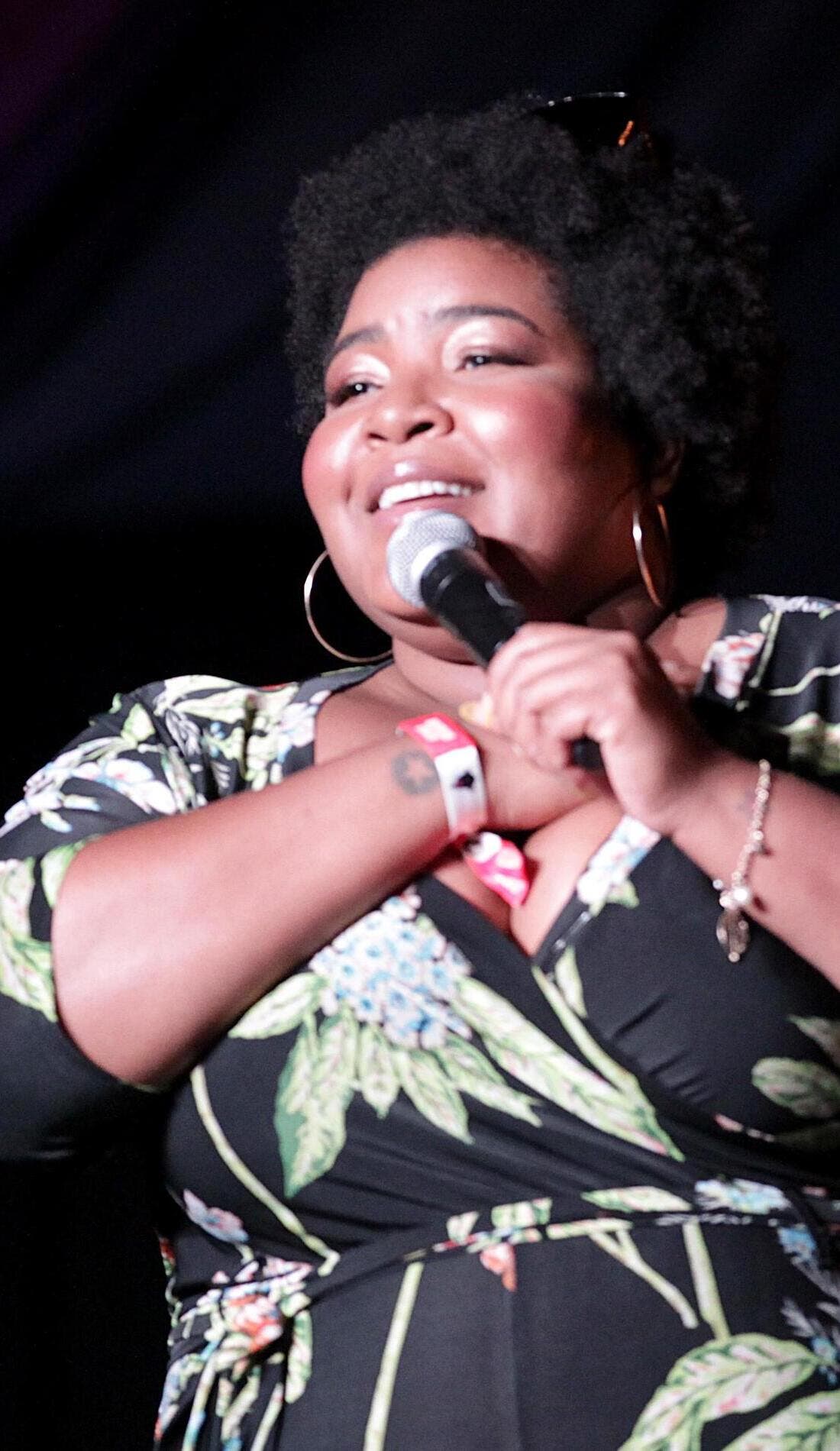 Dulce Sloan promotional image for upcoming events and ticket sales in Dallas