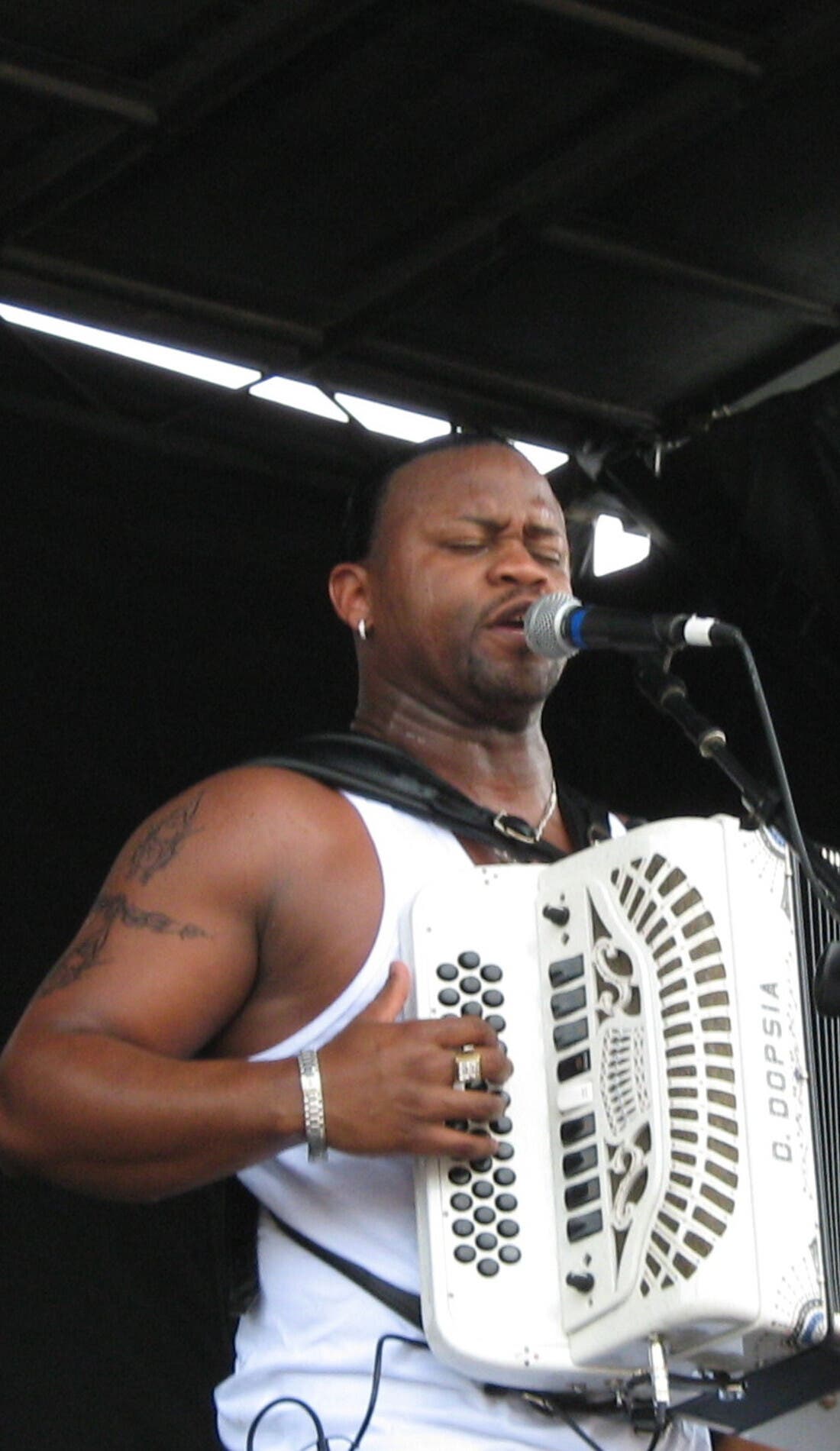 Dwayne Dopsie promotional image for upcoming events and ticket sales