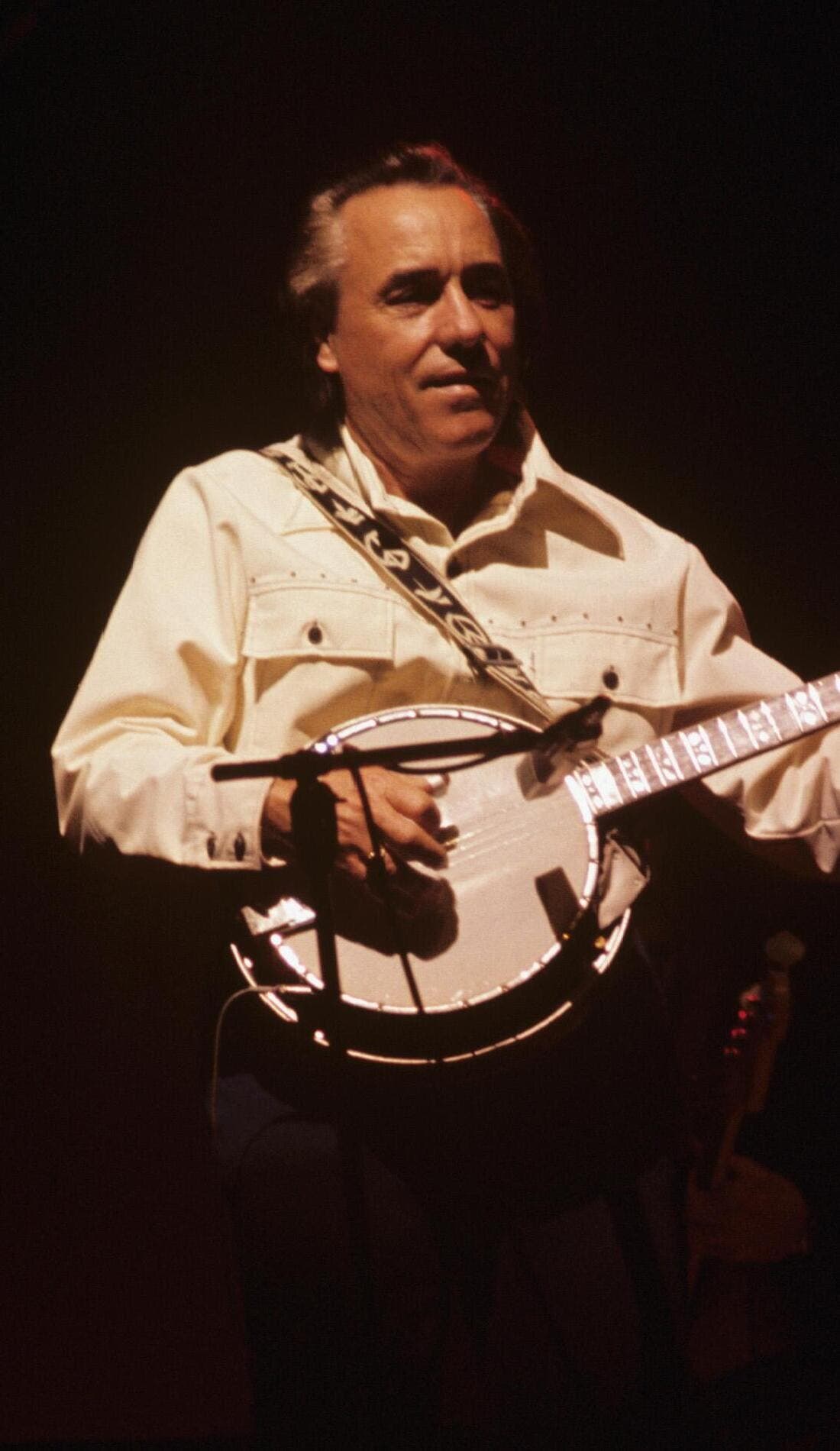 Earl Scruggs promotional image for upcoming events and ticket sales