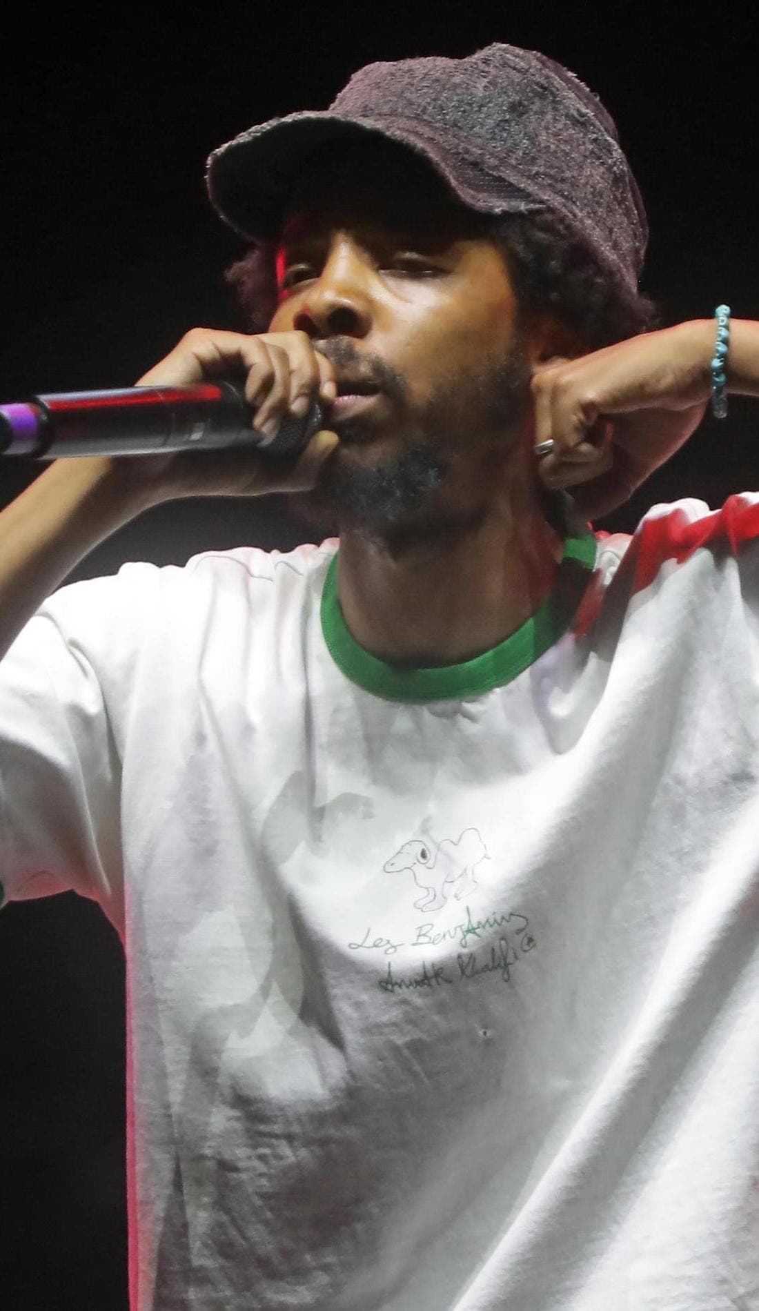Earl Sweatshirt promotional image for upcoming events and ticket sales