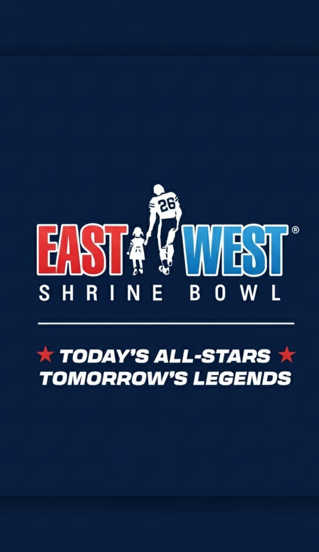 East-West Shrine Bowl promotional image for upcoming events and ticket sales