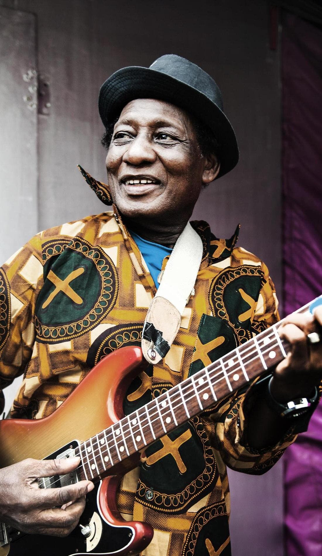 Ebo Taylor promotional image for upcoming events and ticket sales