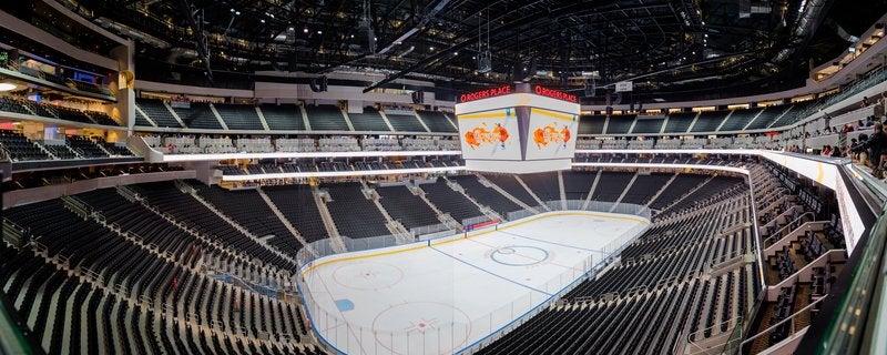 Flames at Oilers