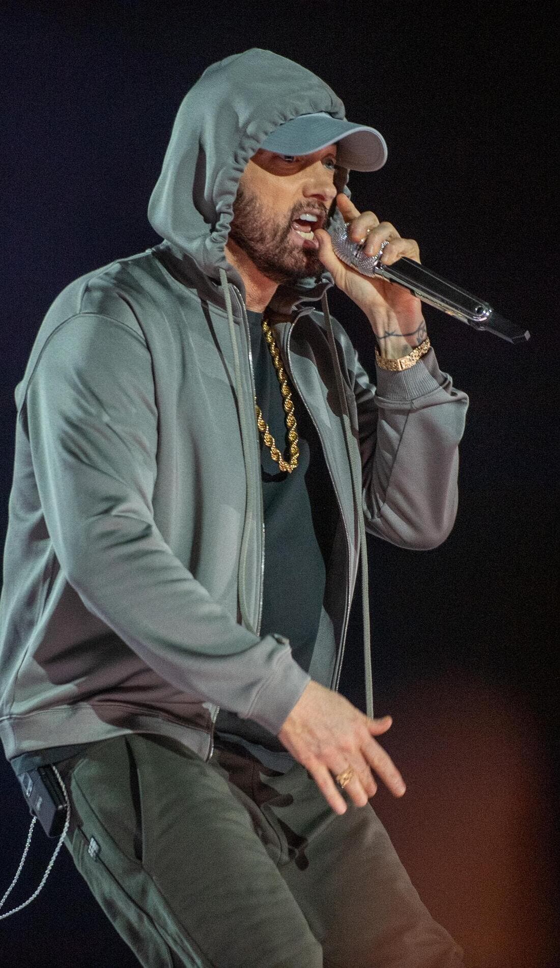 Eminem promotional image for upcoming events and ticket sales