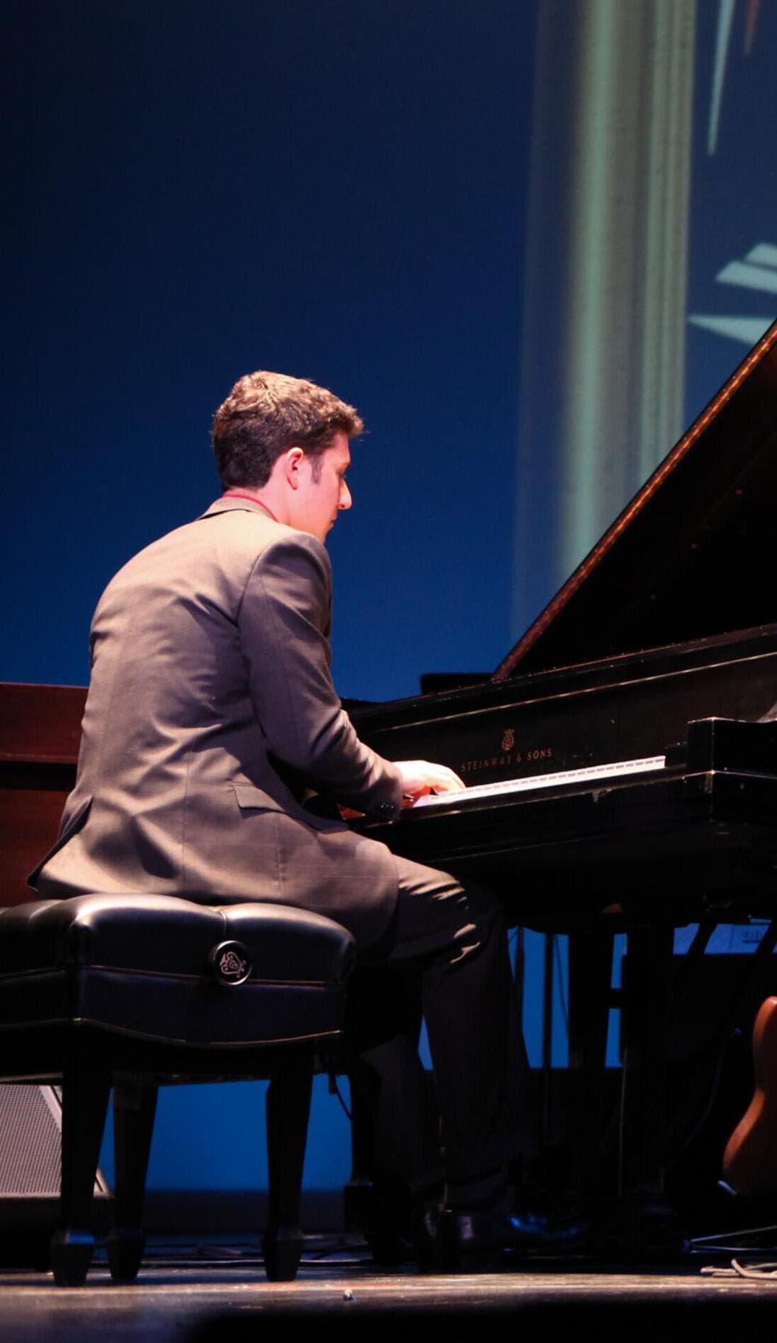 Emmet Cohen promotional image for upcoming events and ticket sales