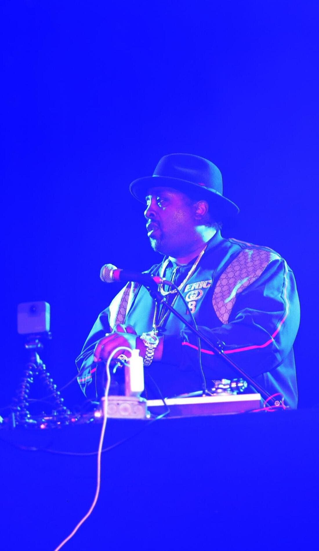 Eric B. promotional image for upcoming events and ticket sales