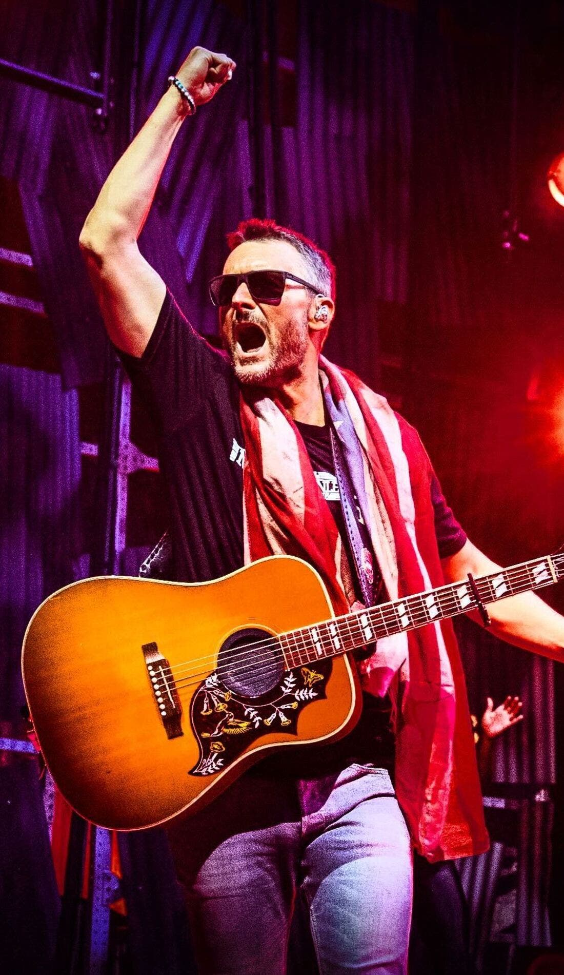 Eric Church promotional image for upcoming events and ticket sales in Nashville