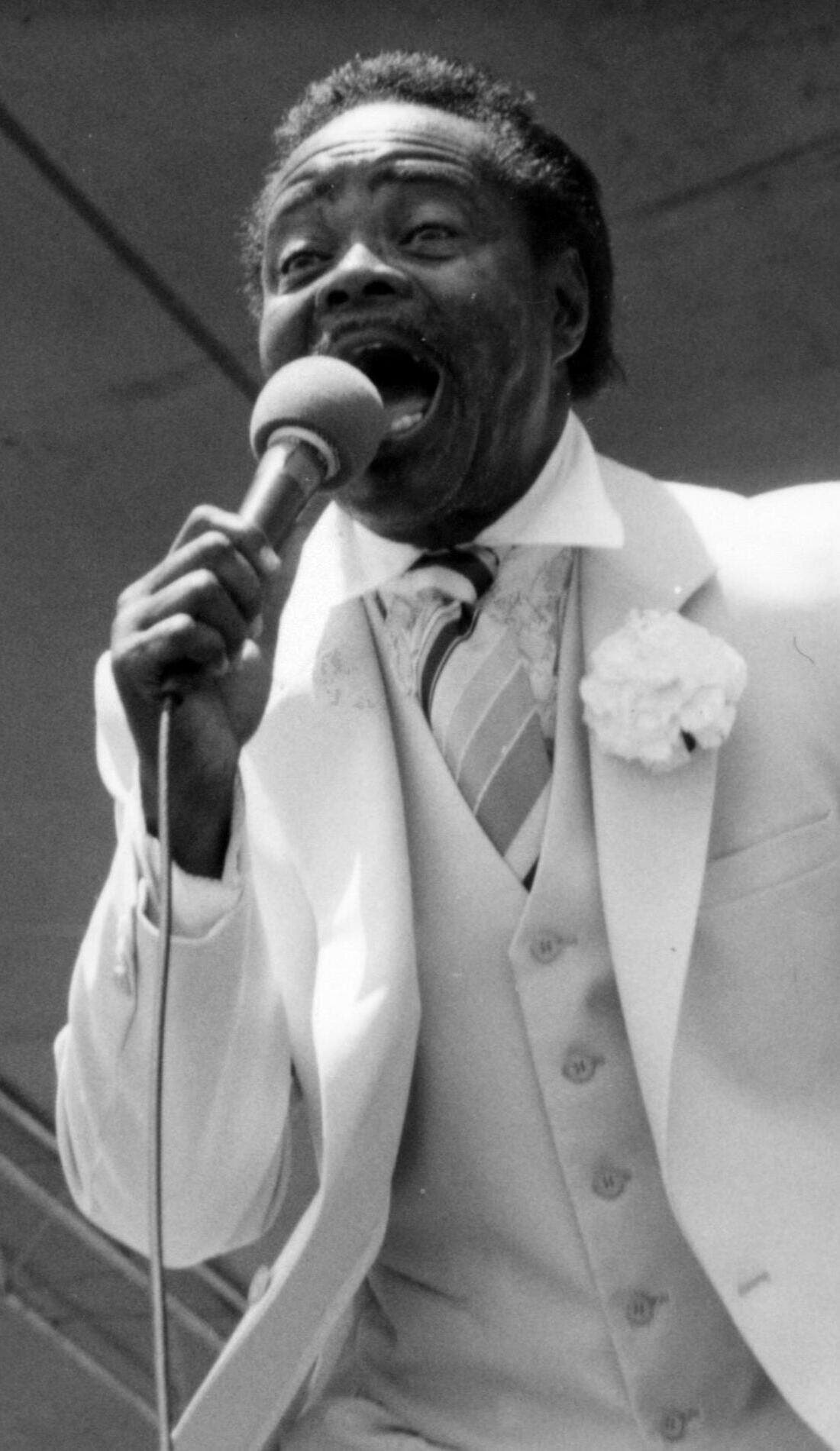 Ernie K-Doe promotional image for upcoming events and ticket sales