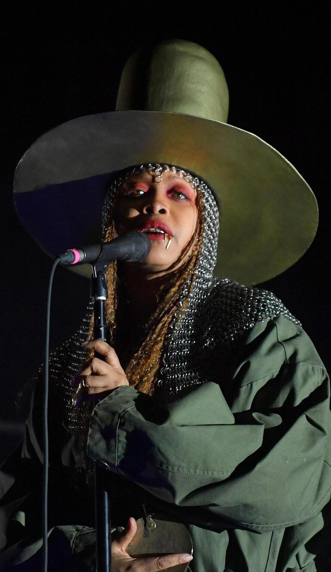 Erykah Badu promotional image for upcoming events and ticket sales