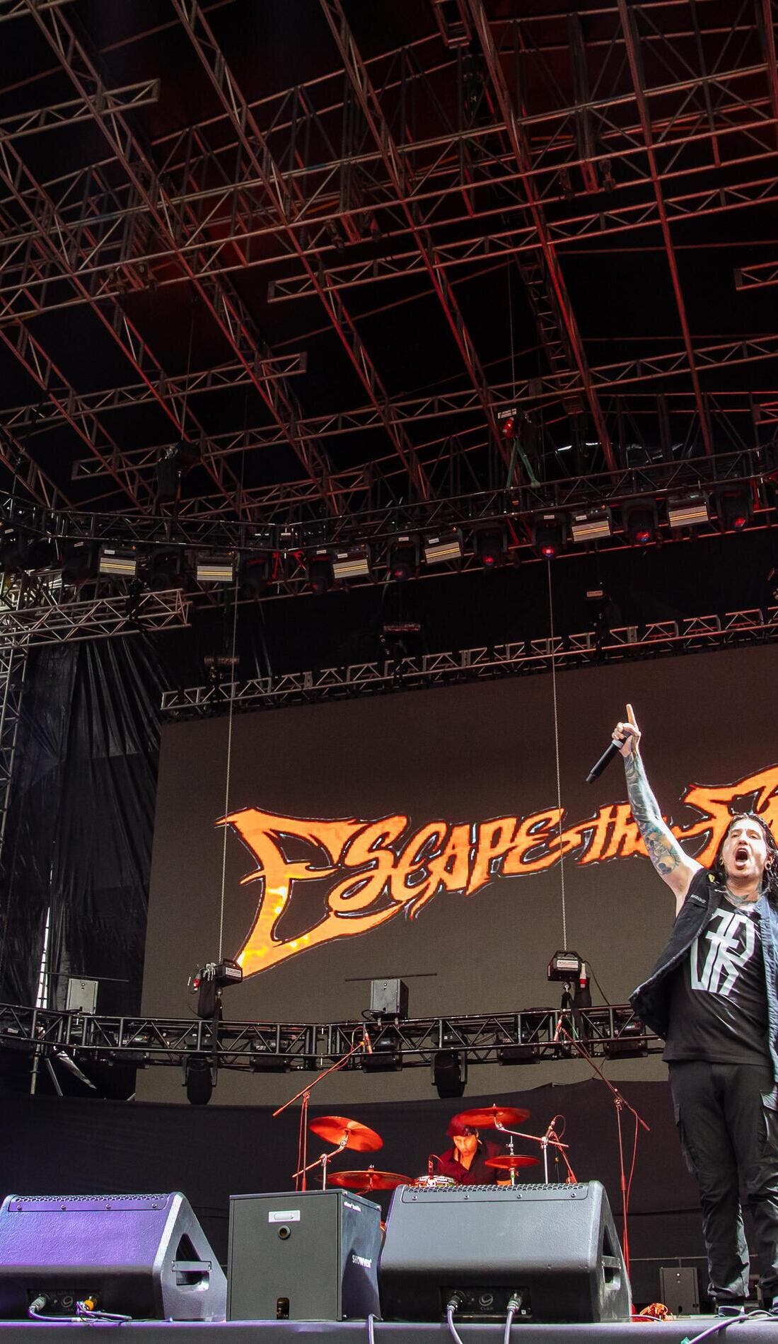 Escape The Fate promotional image for upcoming events and ticket sales