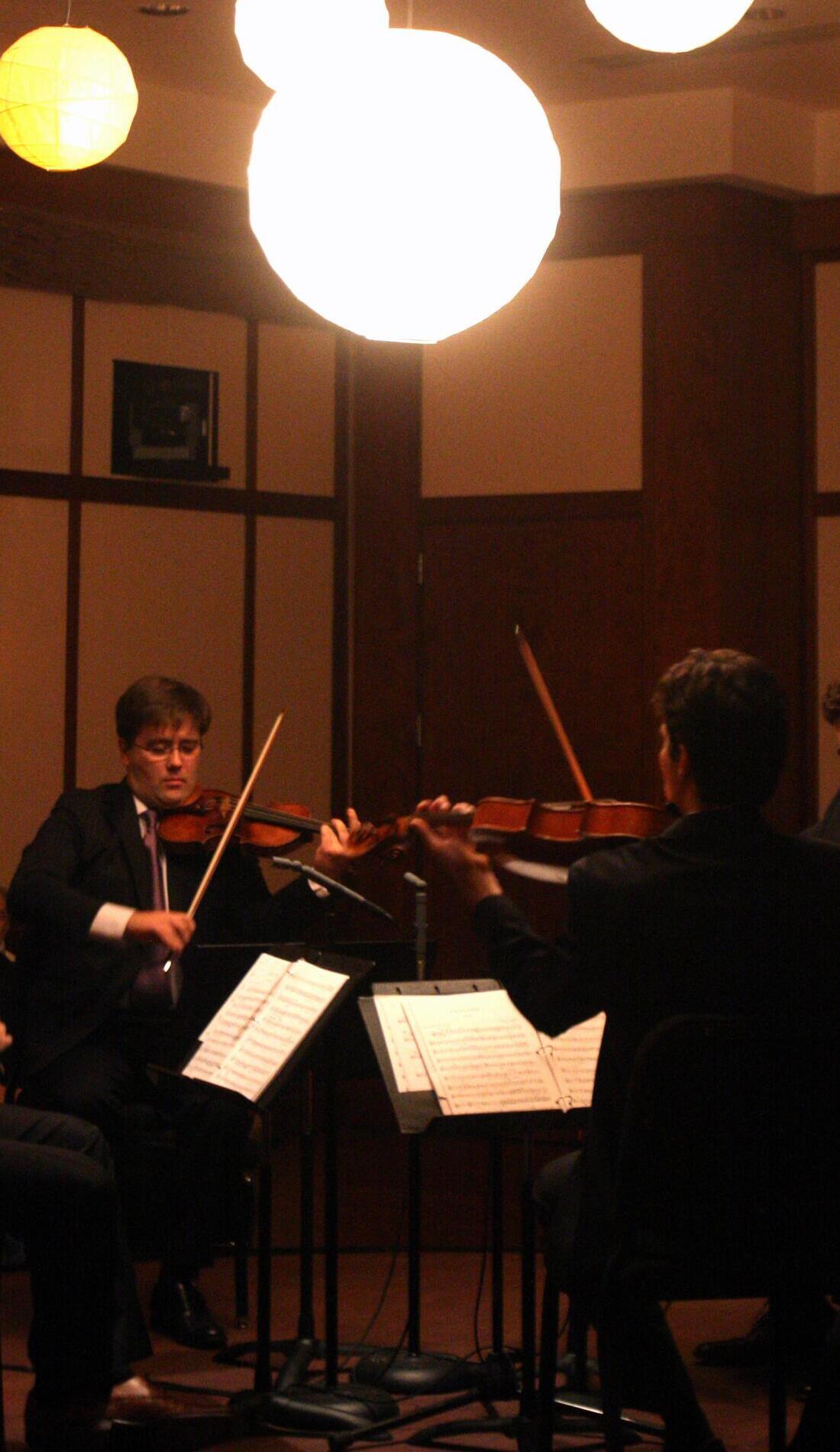 Escher String Quartet promotional image for upcoming events and ticket sales