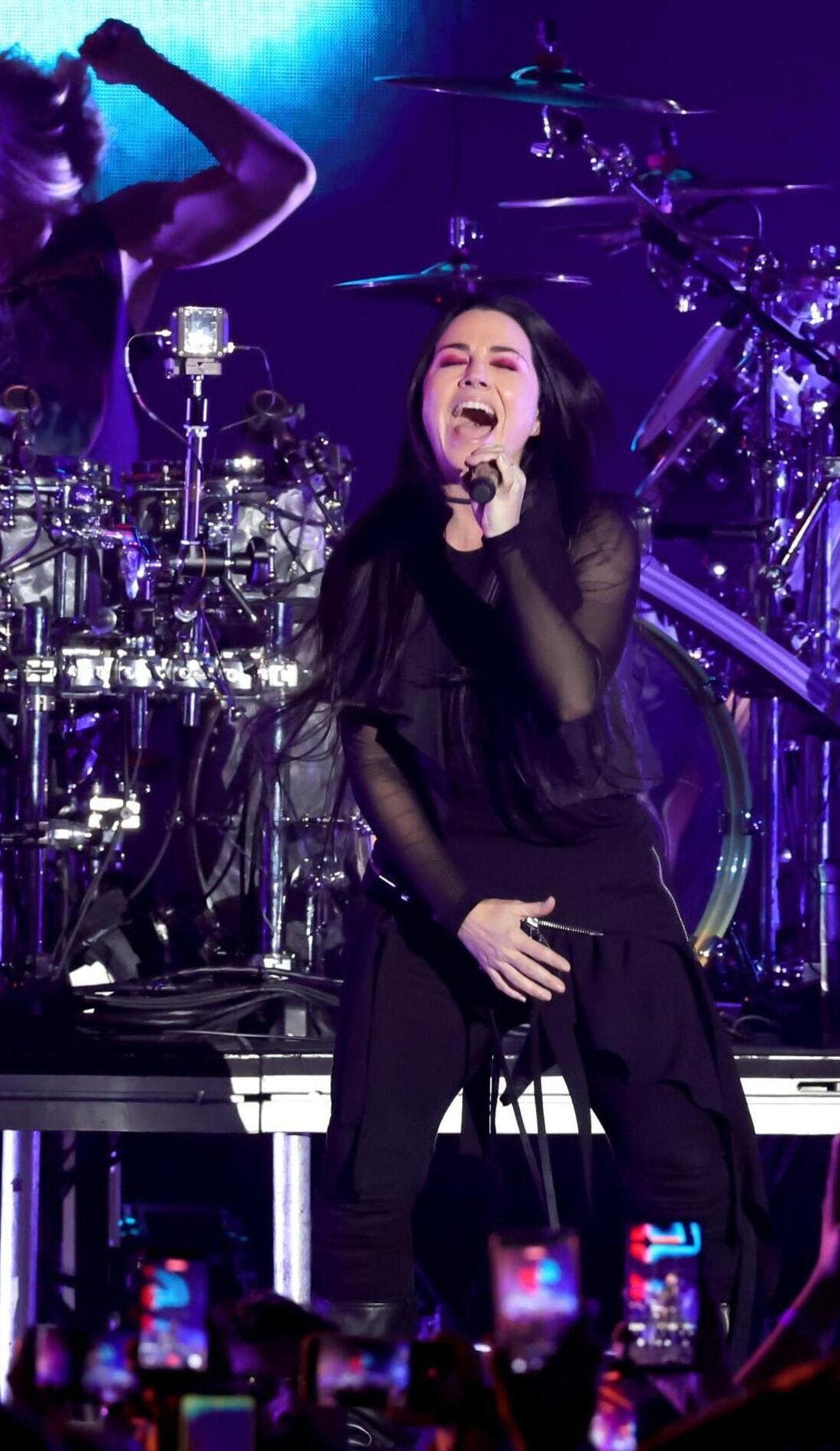 Evanescence promotional image for upcoming events and ticket sales