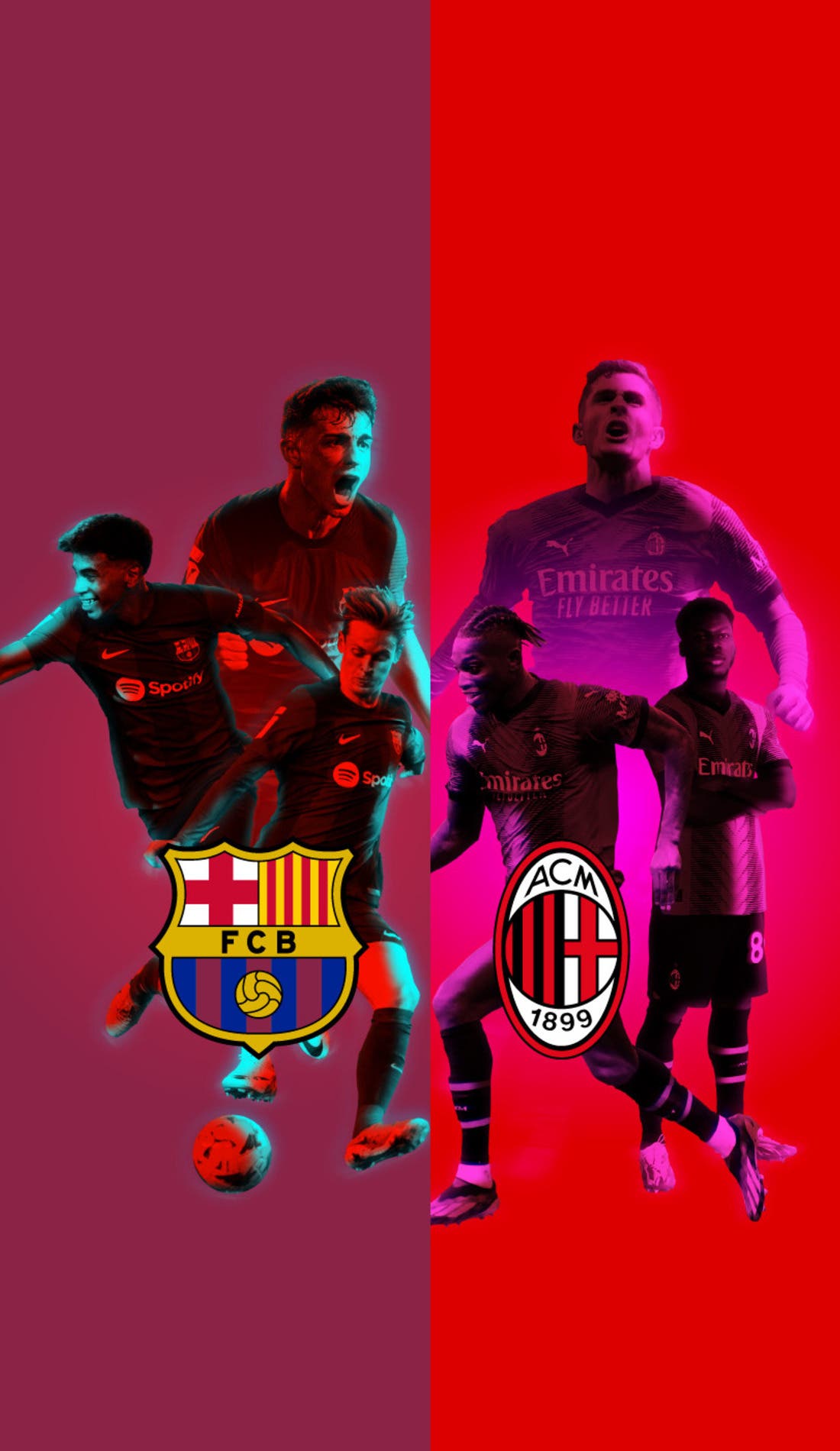 Vue d'un siège à un match FC Barcelona contre Ajax Amsterdam, montrant les équipes en action
